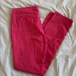 NYDJPink Skinny Jeans Sz 14